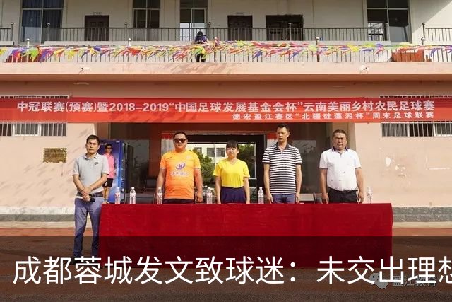 成都蓉城发文致球迷：未交出理想答卷深表歉意，俱乐部深刻反思